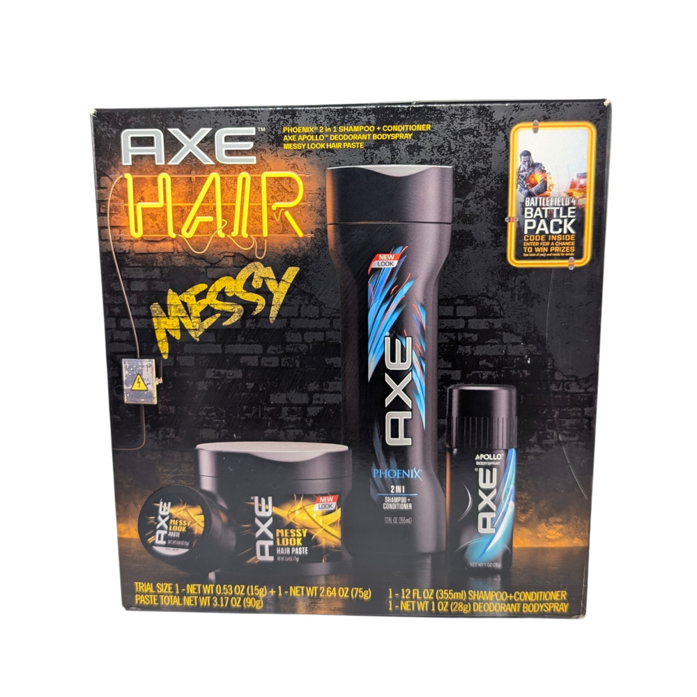 Axe Battlefield 4 Apollo Phoenix Messy Look Hair Set 2013 NEW Game Code Included